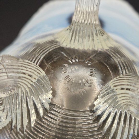 Northwood Glass- Vintage Jackson Pattern footed bowl. - Picture 7 of 7